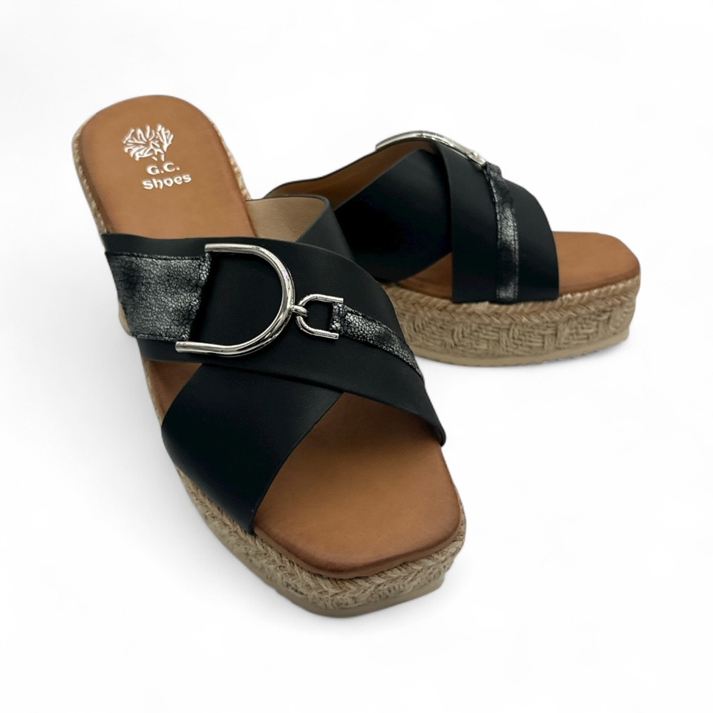 NWT, GC Lindsey‎ Wedge Sandals